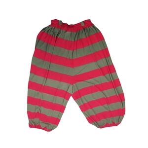 Vtg 70s Gottex striped drop waist balloon wide leg pants